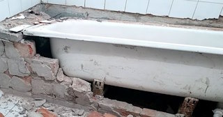 Демонтаж ванной комнаты в Борзе - стоимость работ от 814 руб. | Сварной-Бря